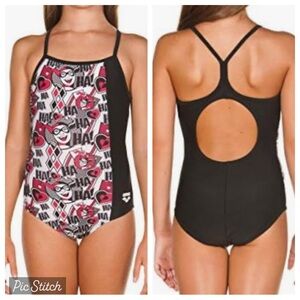 Harley Quinn Girls Warner Brothers Arena Light Back Maxlife One Piece Sw…